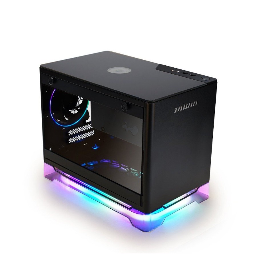 Jual InWin A1 Plus Black - Mini-ITX Tempered Glass ARGB Case Include ...