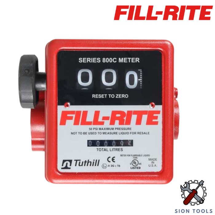 Jual FILL RITE FLOWMETER 1 INCH 3 DIGIT SERIES 800 ORIGINAL USA ...