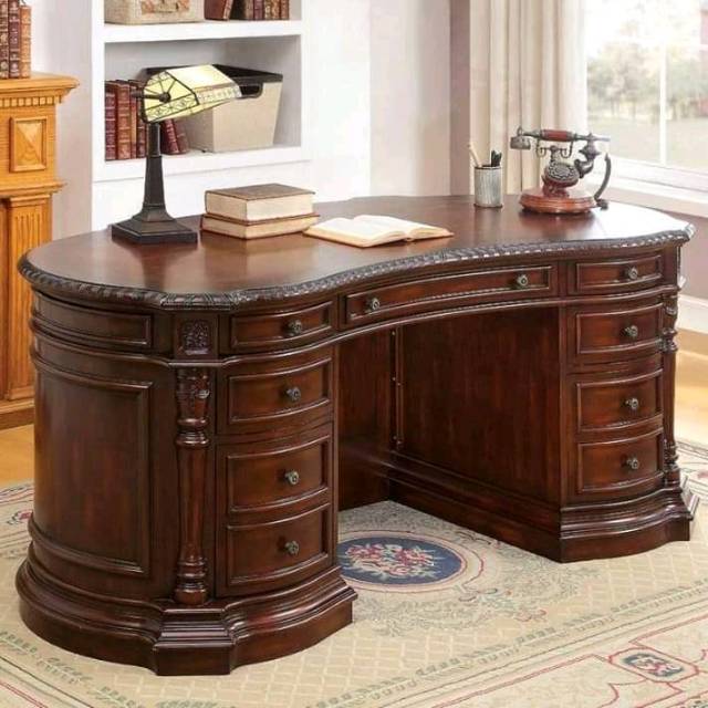 Jual meja kantor meja pemerintah meja guru kayu jati