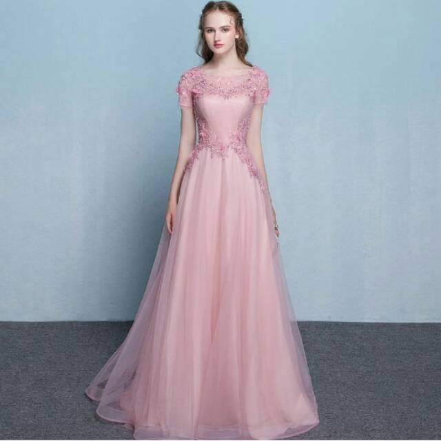 Gaun long dress pesta 2025