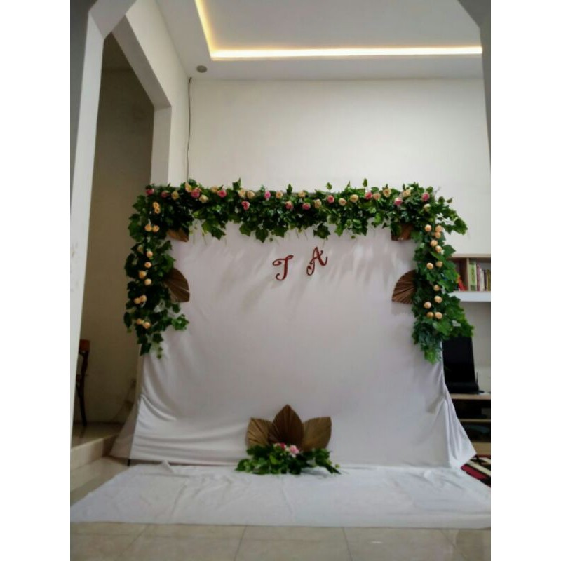 Jual backrop surabaya sewa dekorasi akad dekorasi lamaran surabaya