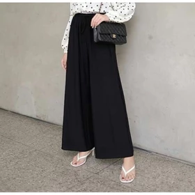 Celana Kulot Panjang Wanita Pants Import Korea Daily Kulot Umbrella Muat Bb 140Kg Kulot Jumbo