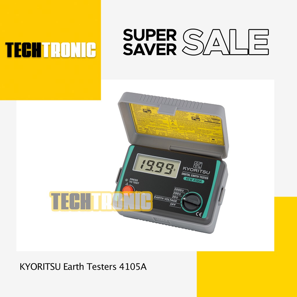 Jual Kyoritsu Earth Testers 4105A - TECHTRONIC | Shopee Indonesia
