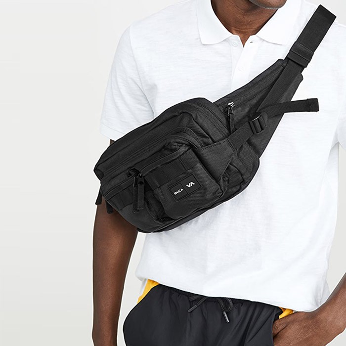 Tas RVCA Waist Pack Deluxe Bag Black ORIGINAL