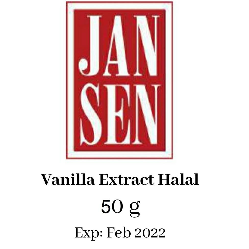 Jual Terk1ini Jansen Vanilla Extract Halal / Vanila Ekstrak / Pasta