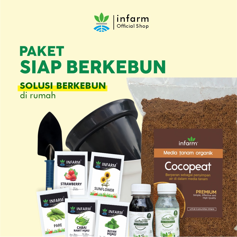 Jual INFARM - Paket Siap Peralatan Berkebun Pot Benih Sayuran Buah ...