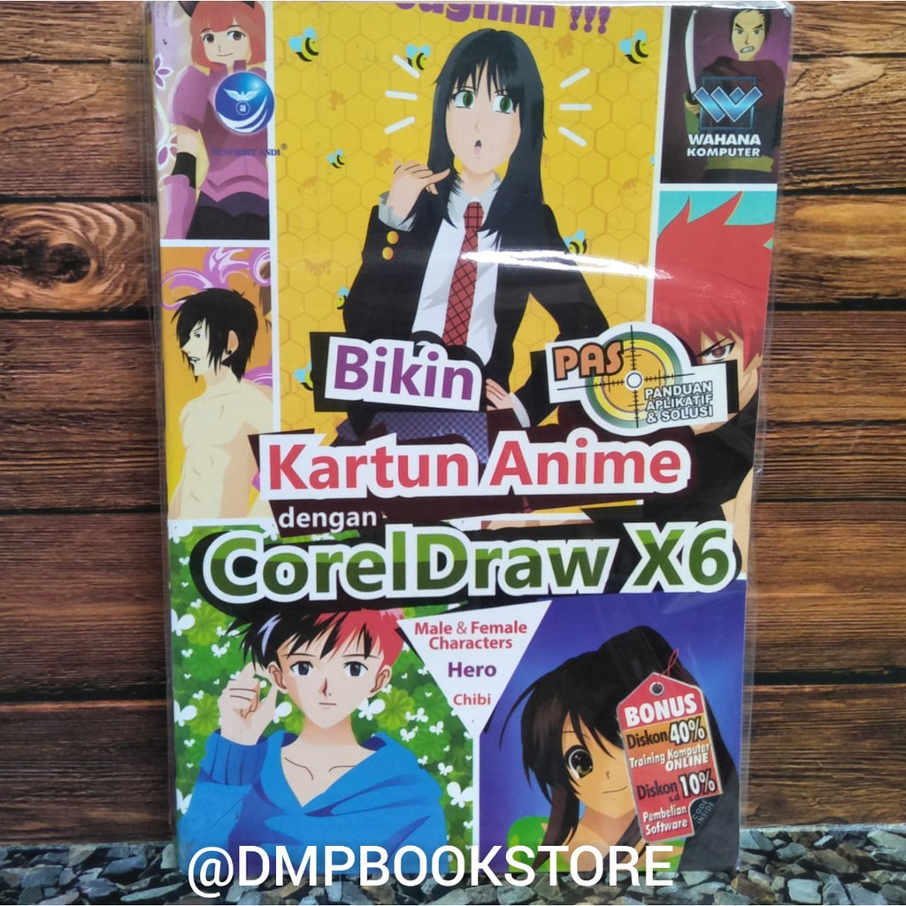 Jual Bikin Kartu Anime Dengan Coreldraw X6 X 6 Wahana Komputer | Shopee
