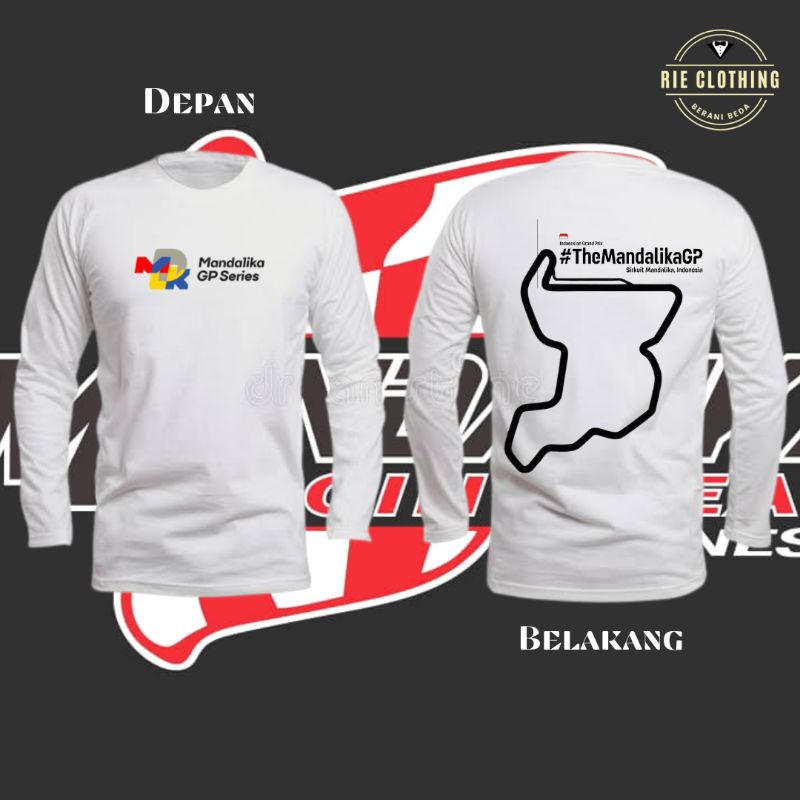 Jual Baju Kaos Lengan Panjang Mandalika Internasional Street Sirkuit