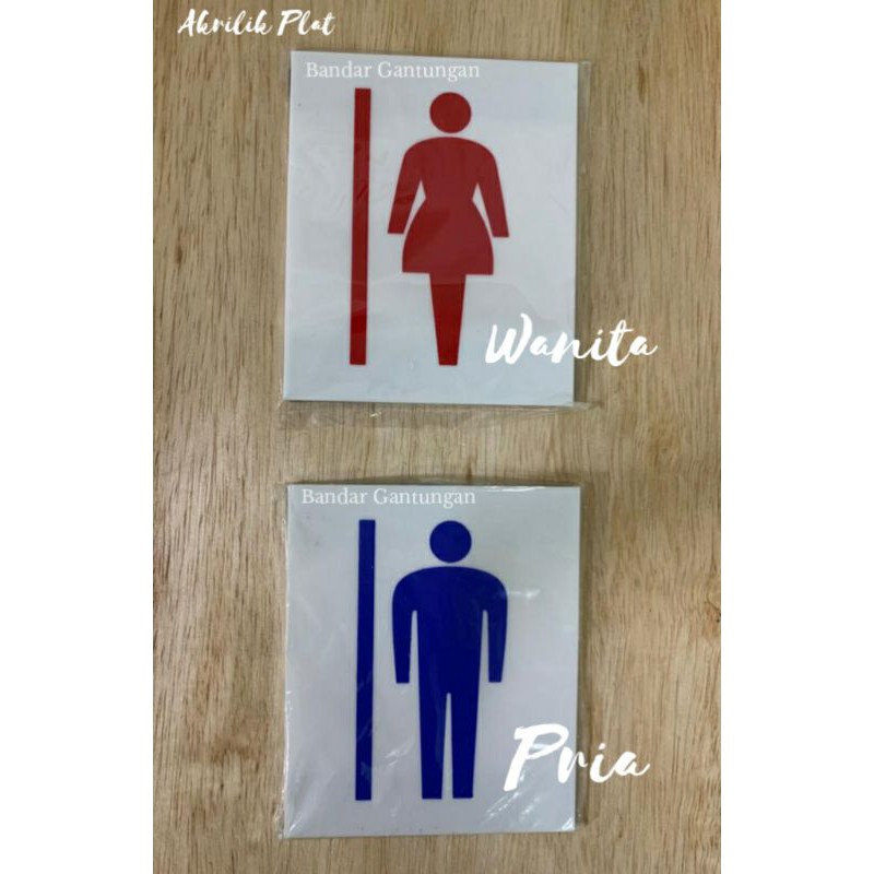 Jual Plat Papan Logo Toilet Pria Wanita Plat Lambang Rambu Sign Akrilik Hot Sex Picture 1435