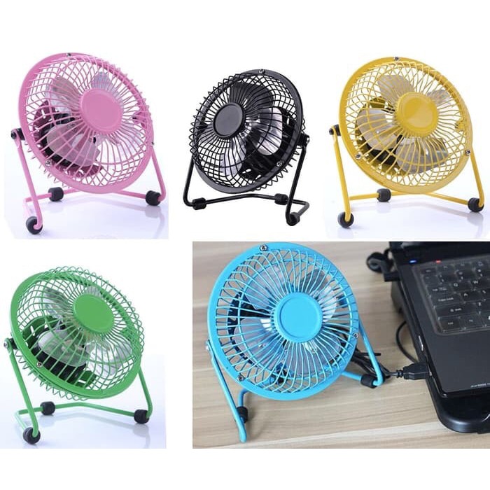 Jual Kipas Angin Usb Bahan Besi Usb Cooling Fan Usb Kipas Angin Mini Fan Shopee Indonesia