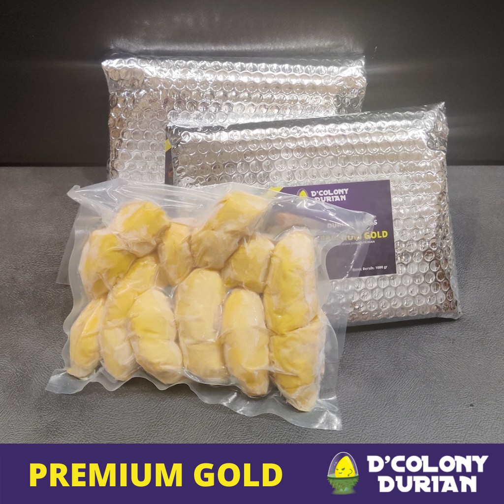 Jual PREMIUM GOLD Durian Vacuum Frozen Durian Kupas Asli Medan