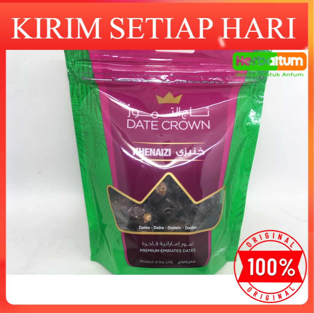 Jual Kurma Khenaizi 250gr Date Crown Khenizi 250 Gr Buah Kurma