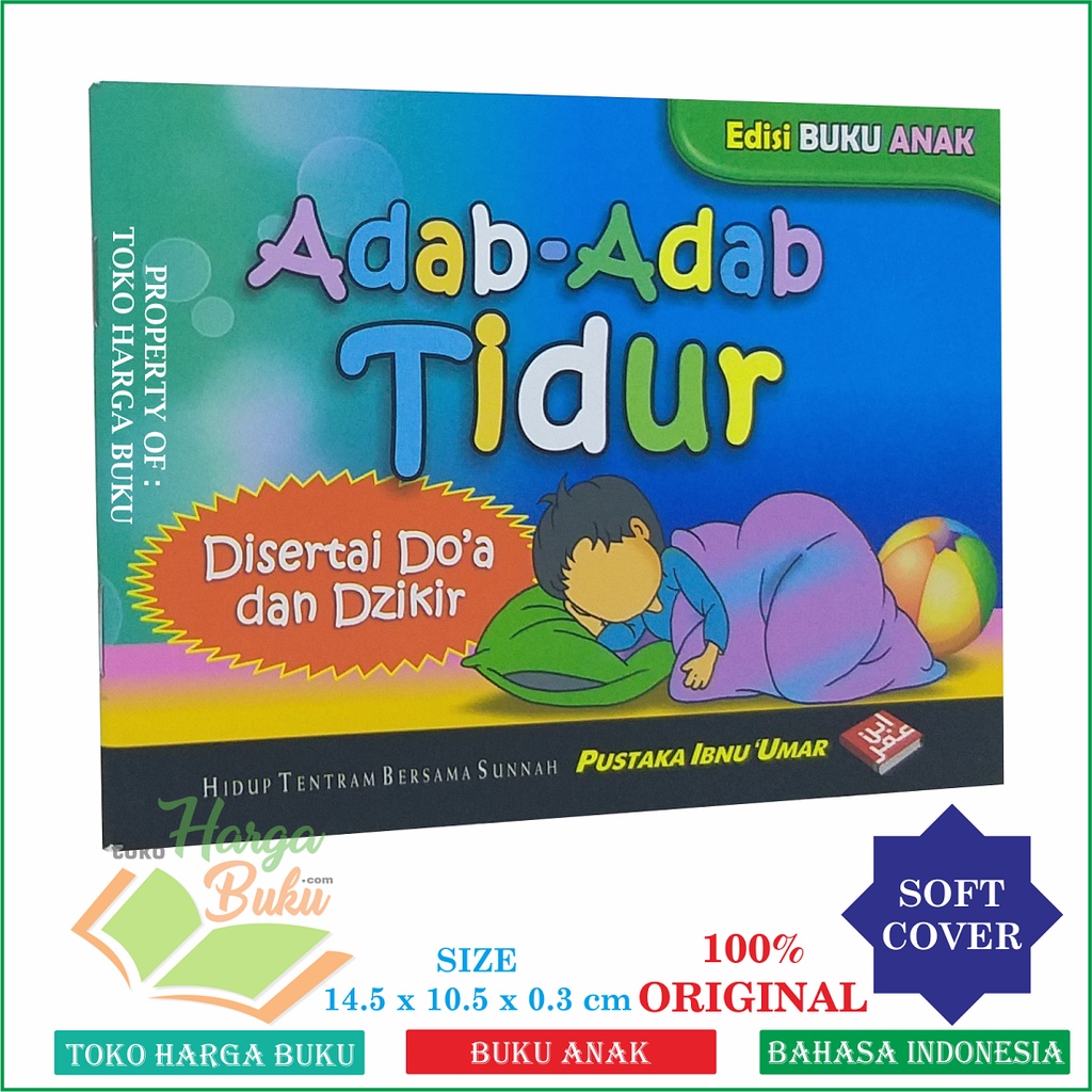 Jual Adab-Adab Tidur Disertai Do'a dan Dzikir Edisi Buku Anak Islami ...