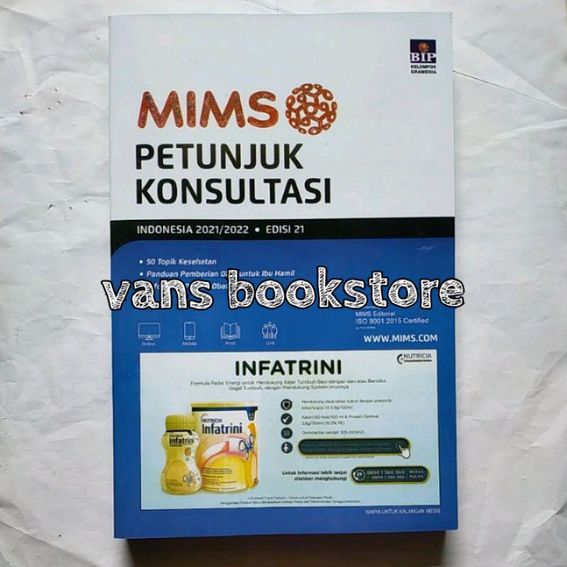 Jual BUKU FARMASI MIMS INDONESIA EDISI 21 Tahun 2021/2022 | Shopee ...