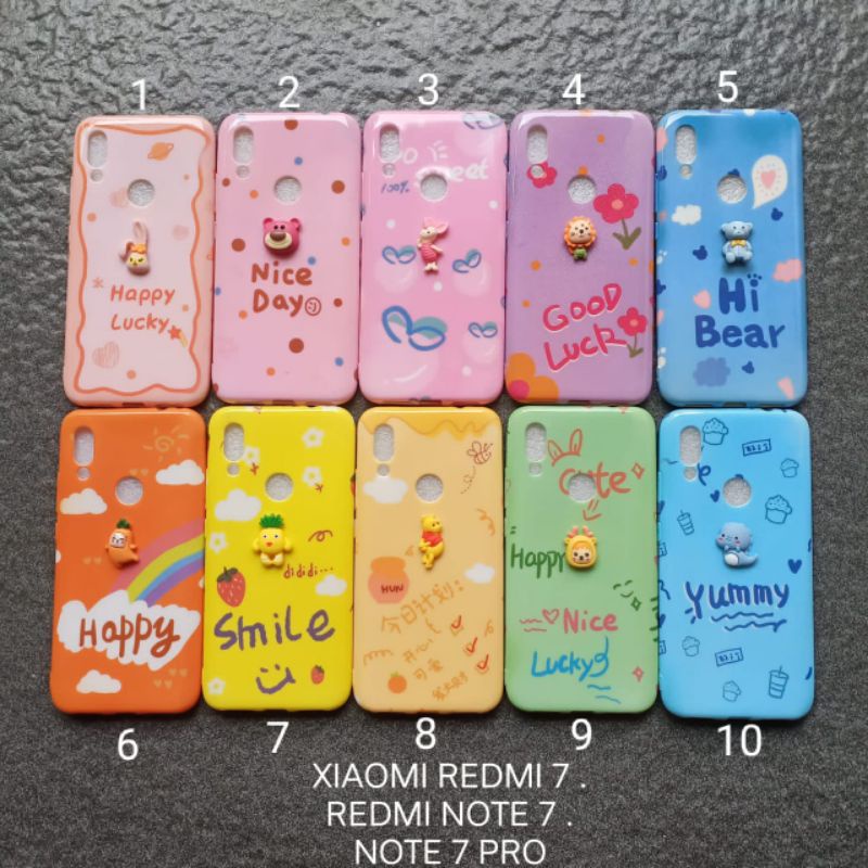 soft case xiaomi redmi note note pro motif gambar karakter cewek  softcase softsell silikon