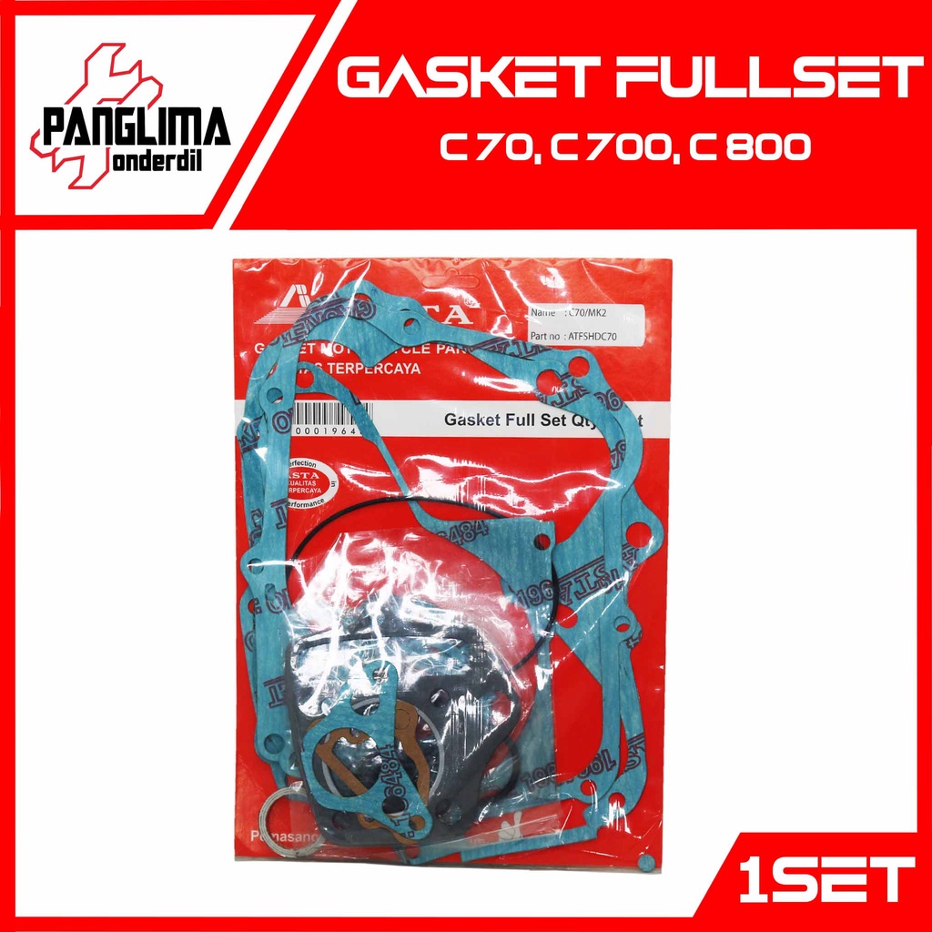 Jual Gasket Fullset Merk Asta C70-C700-C800-C-70-700-800 Perpak-Paking ...
