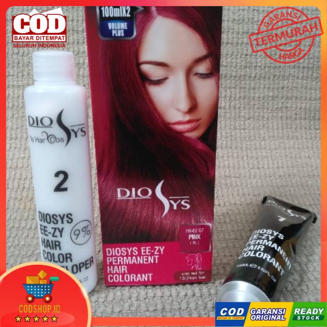 Jual Cat Rambut Hair Color Diosys 100ml Warna Pink Pewarna Rambut Pria