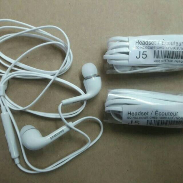 Jual Handsfree samsung j5 earphone original Shopee Indonesia