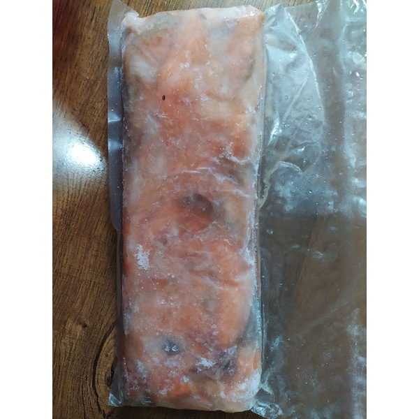 Jual Salmon Scrape Meat Full Daging 500 gr Salmon Beku Salmon Frozen ...