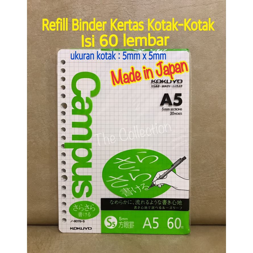 Jual Isi Kertas Binder - Kertas File - Kertas Note Atk0519Ky Japan 60 ...