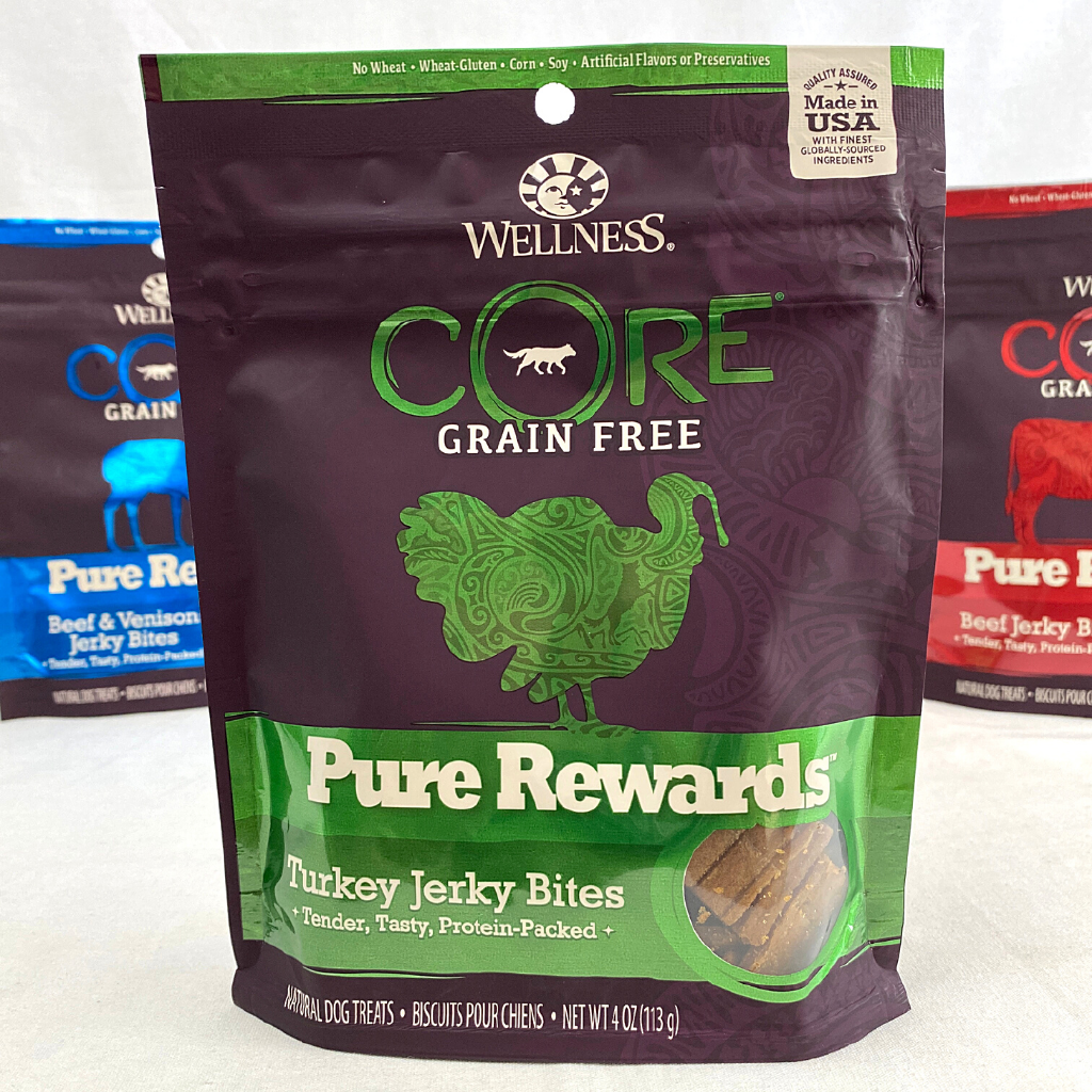 Jual WELLNESS Snack Anjing CORE Pure Reward Turkey Jerky 113g Shopee
