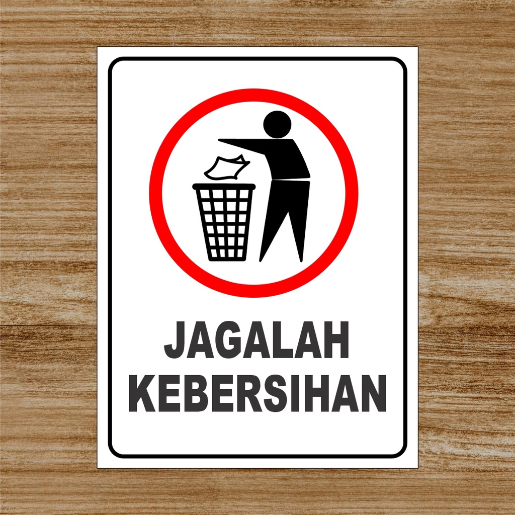 Jual Sticker Tempat Sampah Organik Non Organik Sampah Medis Stiker