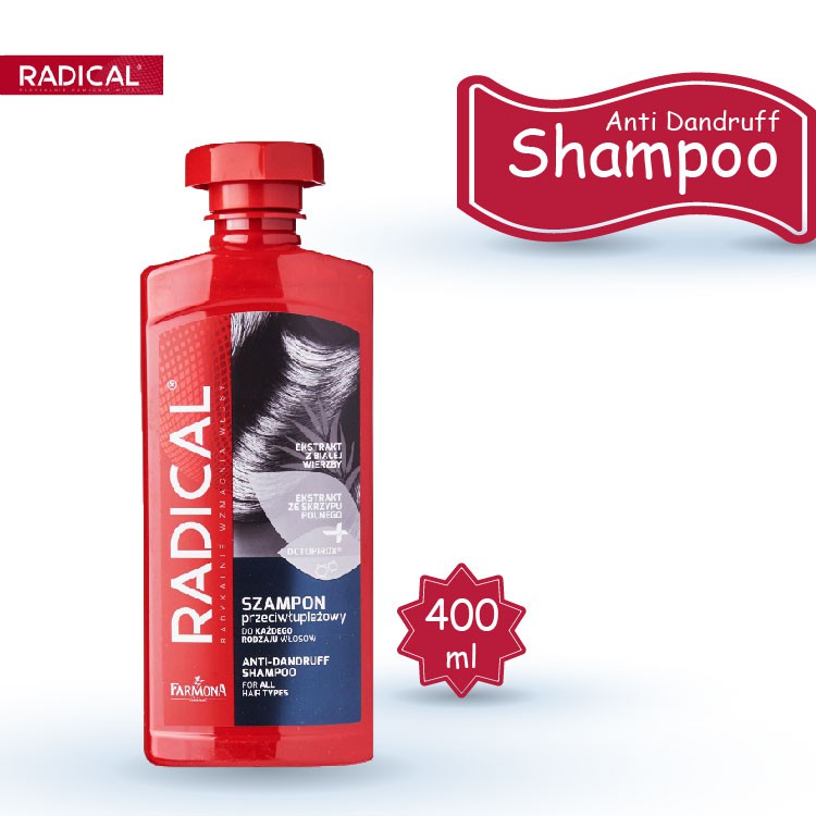 Jual RADICAL Anti Dandruff Shampoo For All Hair Types 400ml - Shampoo ...