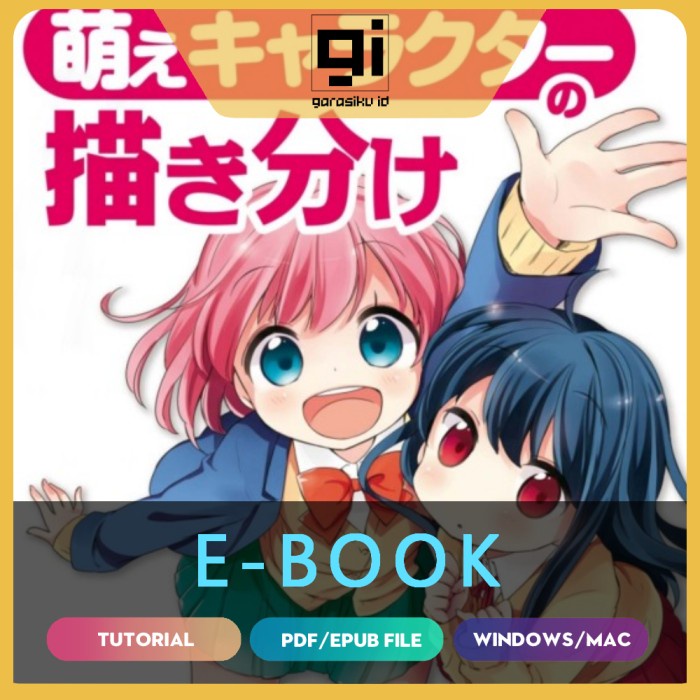 Jual [E-B00K] Separate drawing of Moe characters Basic technique ...