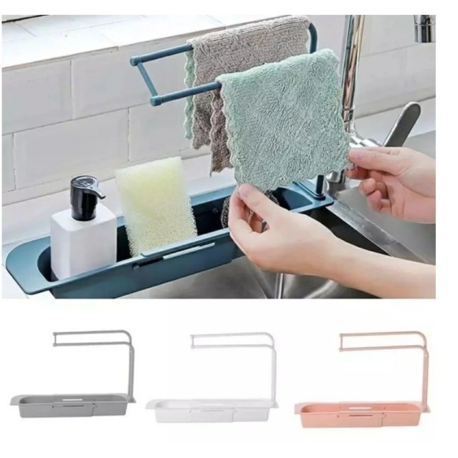 [UNIK88] YT-007 Rak Penyimpanan Spon Dan Kain Lap | AutoStock