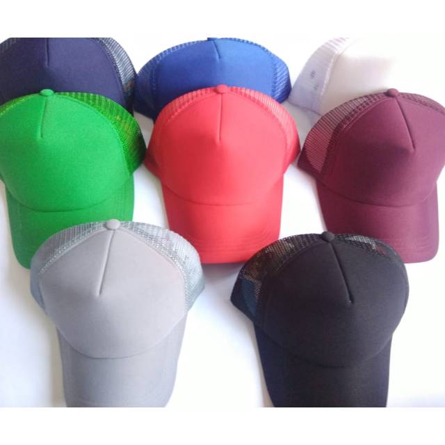 Jual Topi Trucker Jaring Polos | Shopee Indonesia