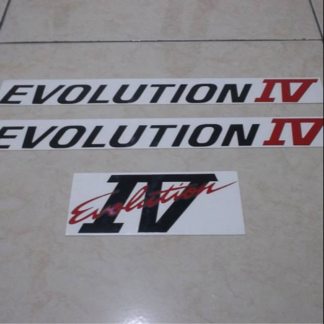 Jual Sticker Stiker Set Evolution IV | Shopee Indonesia