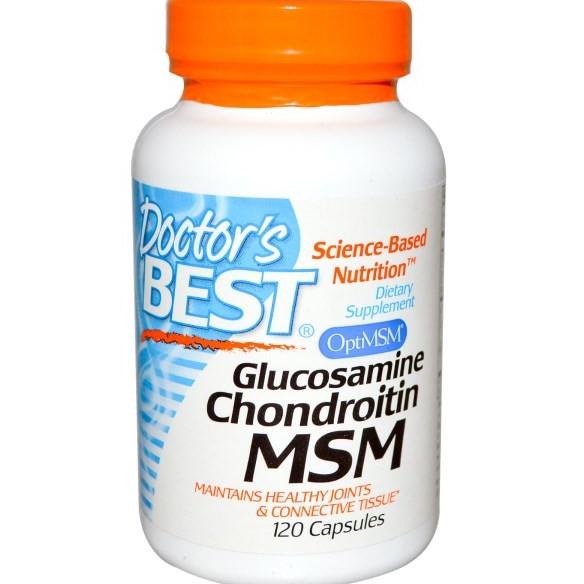 Jual Doctor's Best, Glucosamine Chondroitin MSM, 120 Capsules Lc ...