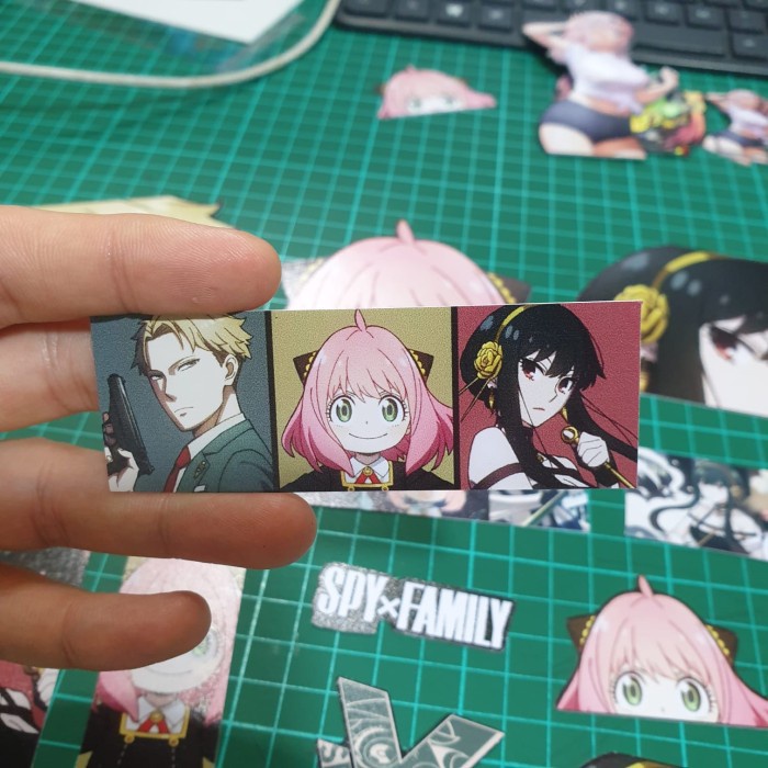 Jual Sticker Anime Slap - PS0004 - Spy x Family - Forger Family ...