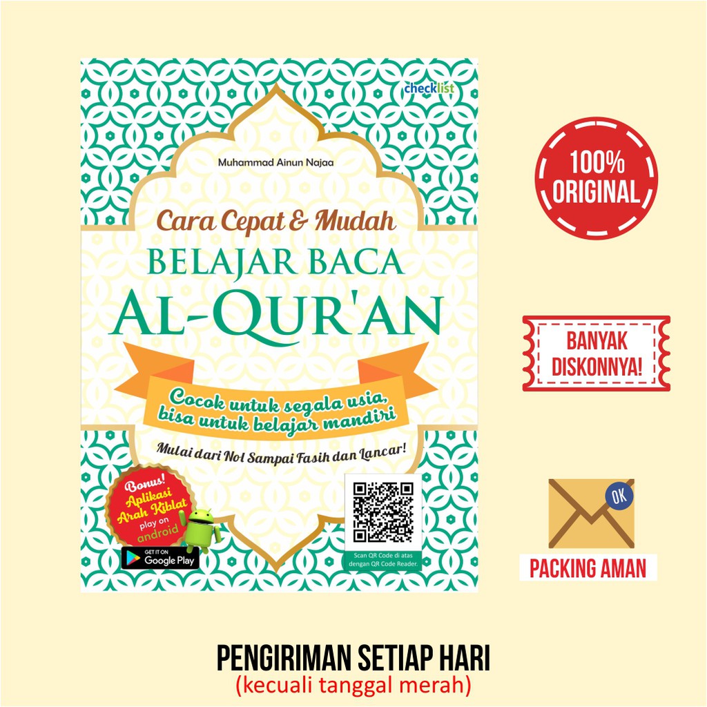 Jual Cara Cepat & Mudah Belajar Baca Al-Qur'an Mulai Dari Nol Sampai ...