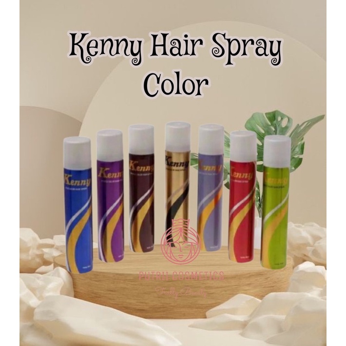 Jual Kenny Hair spray Colour 50ml/ Pewarna Rambut Sementara / Temporary