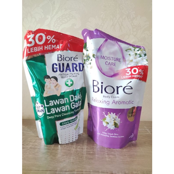 Jual Biore Body Foam Relaxing Aromatic dan Biore Guard Antibacterial ...