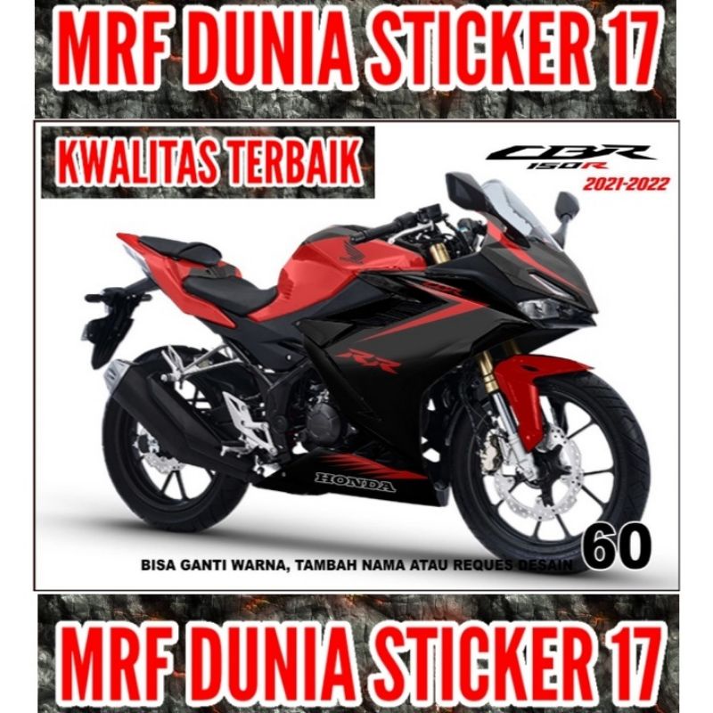 Jual Sticker decal All New CBR 150R 2021 Full Body Decal Motor All New ...