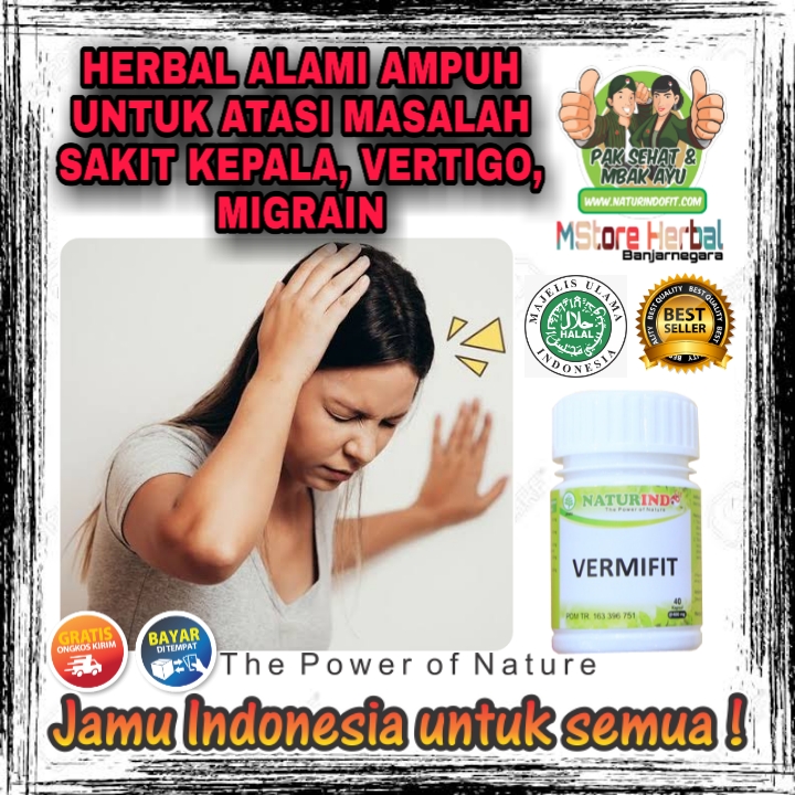 Jual Obat Migrain Sakit Kepala Pusing Dibagian Kepala Vertigo