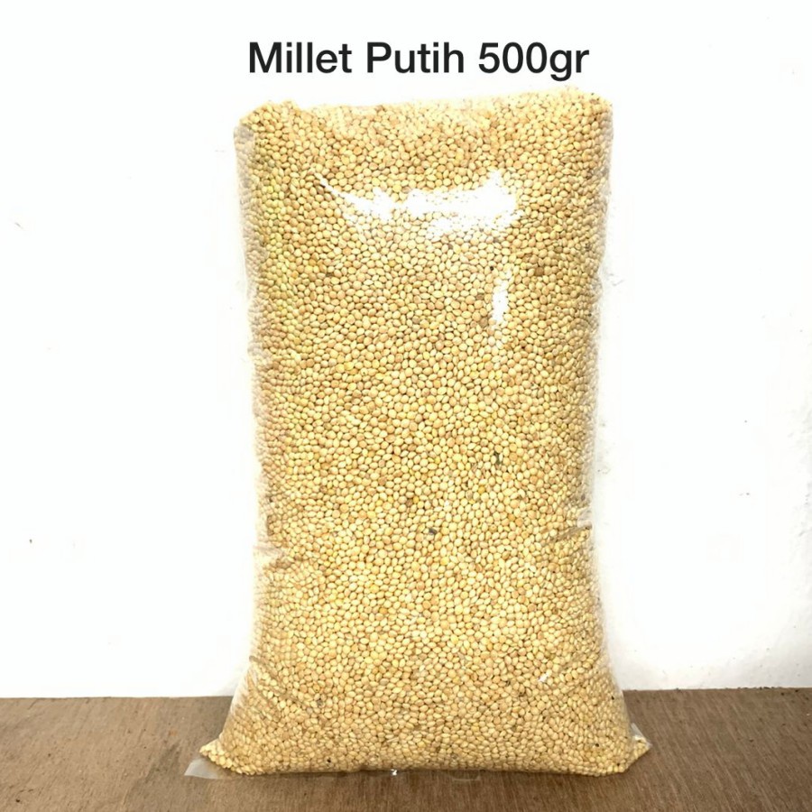 Jual Milet Putih Vita Kg Millet Putih Merk Vita Makanan Burung Lovebird Parkit Parrot Shopee