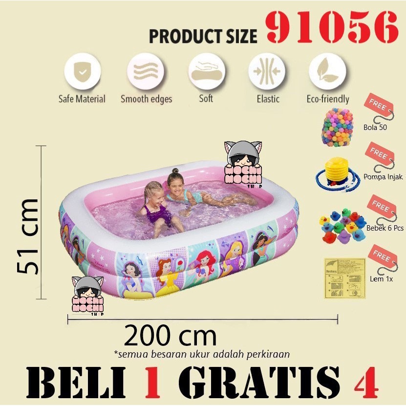 Jual Kolam Renang Anak / Kolam Mandi Bola Inflatable Crystal Pool 102 ...