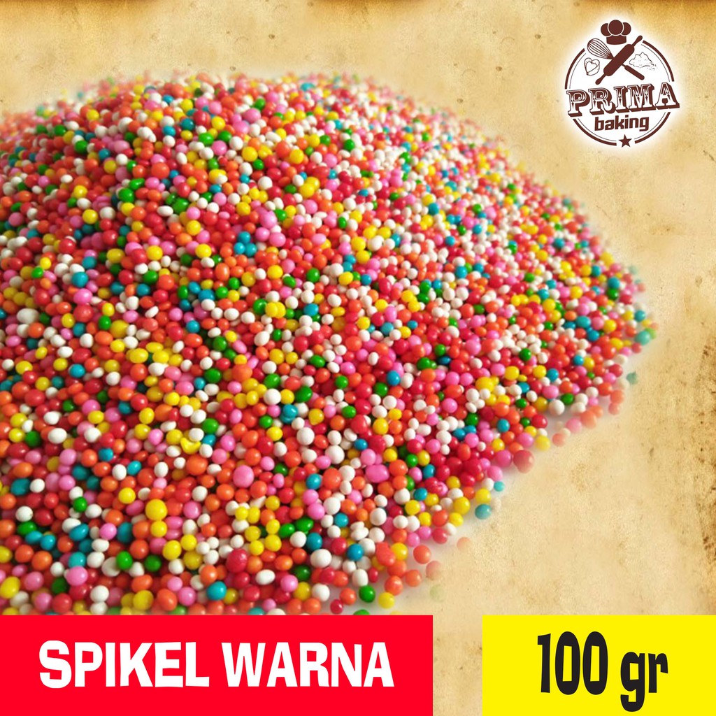 Jual SPIKEL BULAT 100 GRAM / TRIMIT / SPRINGKLE 100gr, bintang 50gr ...