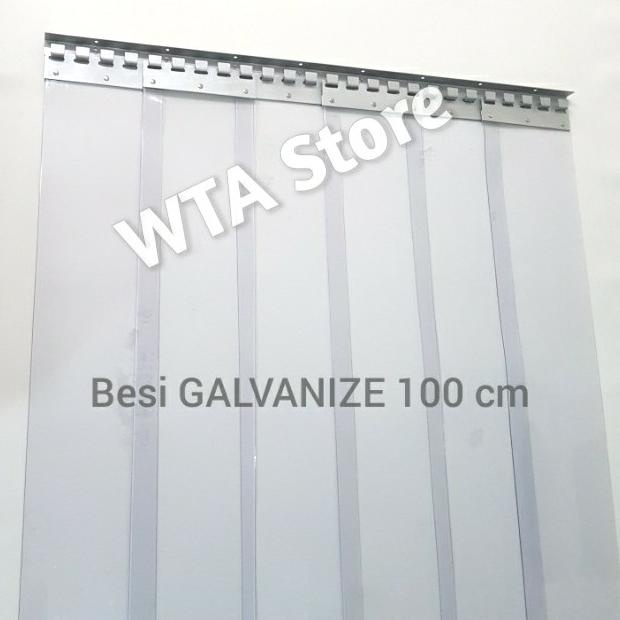 Jual BRACKET/BRAKET/BREKET HANGER-GANTUNGAN B/G utk Tirai PVC Strip ...