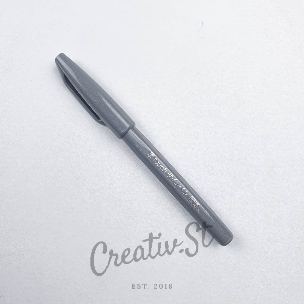 Jual PENTEL Fude Touch Brush Sign Pen Ses-15C Spidol Kaligrafi | Shopee ...