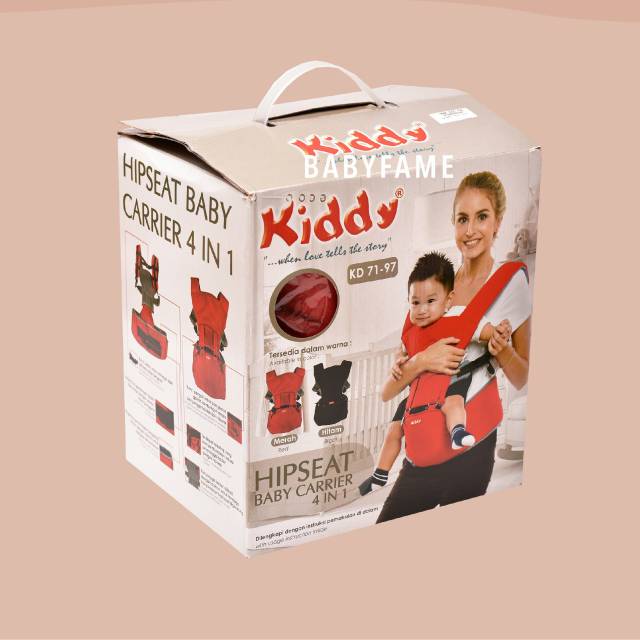 Jual Kiddy Hipseat Baby Carrier 4 in 1 Shopee Indonesia