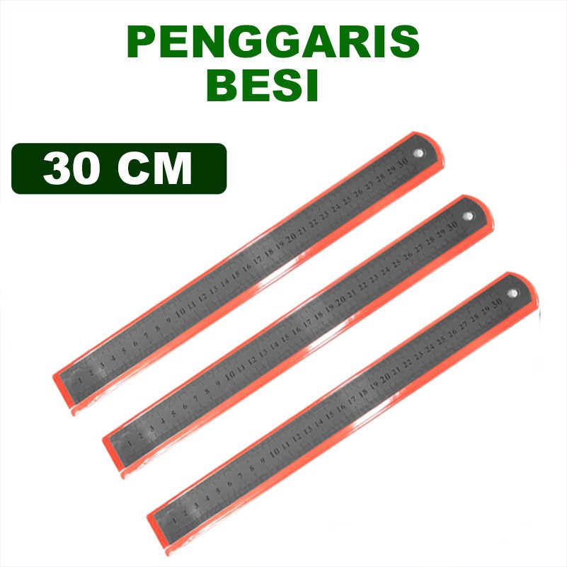 Jual Penggaris Besi 30 Cm Super Murah Penggaris 30cm Penggaris Atk