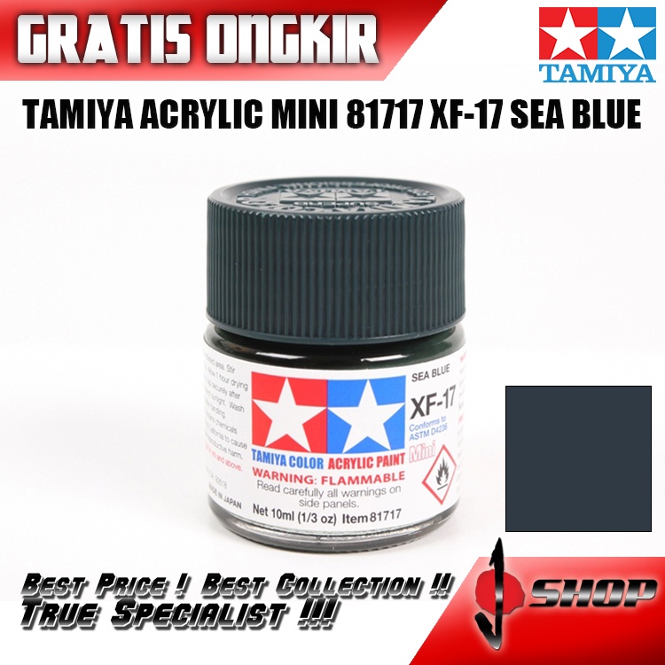 Jual TAMIYA ACRYLIC MINI 81717 XF-17 SEA BLUE | Shopee Indonesia