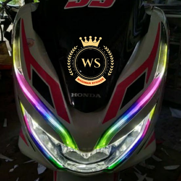 Jual Stiker Alis PCX 150 Tema RGB Pelangi | Shopee Indonesia