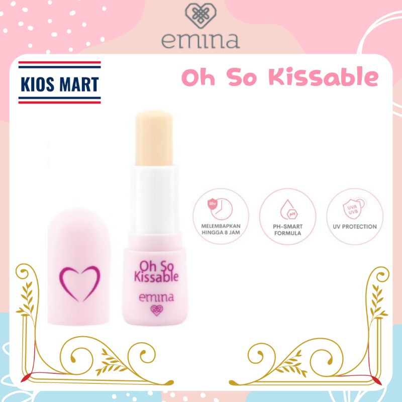 Jual Emina Oh So Kissable Tinted Balm Stick 3,4g Lip Balm Pelembab