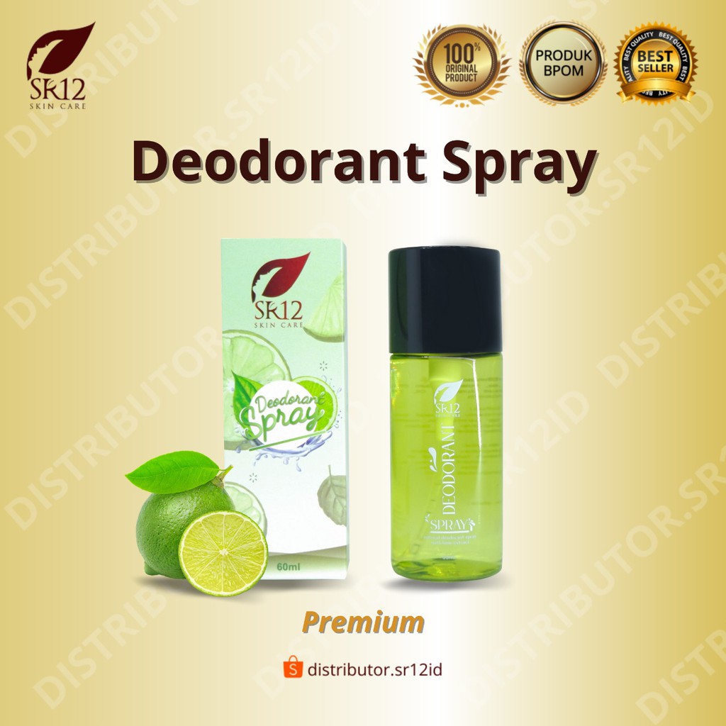 Jual Deodorant Spray Sr Herbal Ampuh Atasi Bau Badan Keringat