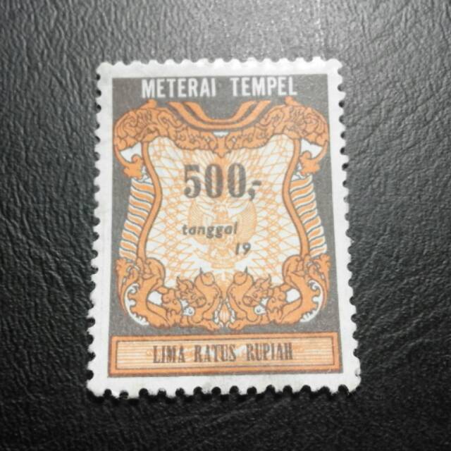 Jual Materai/Meterai 500 Rupiah Tahun 1986 s.d 1990 (Original) #011 ...